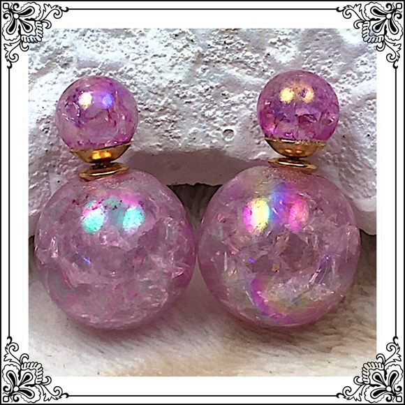 Dawn's Treasures Jewelry - Purple Double Stud Earrings